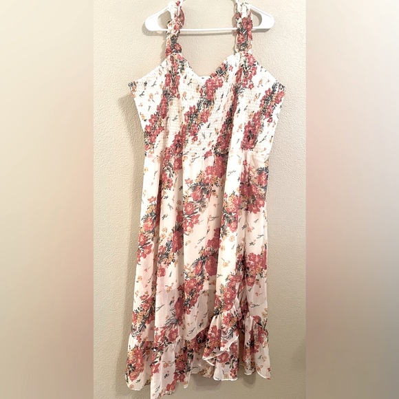 NWT Maurice’s Plus Size Aster Floral Off The Shoulder Midi Dress - Picture 1 of 9